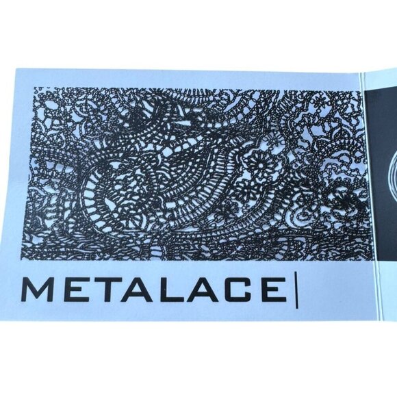Metalace Art of Lace on Metal Handmade Picture Frame Modern Silver Pattern - Picture 4 of 9